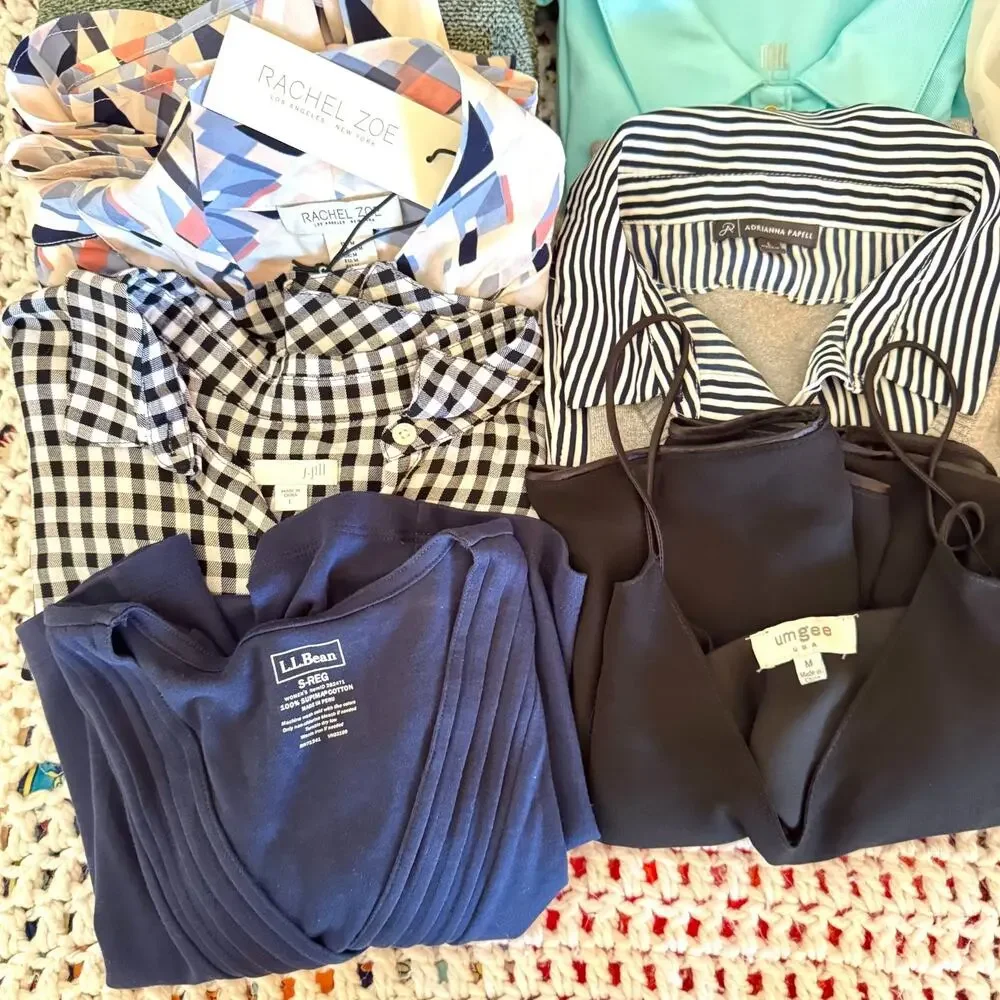 Women’s Clothing Lot 14 Pc Mixed Lot Umgee LL Bean Chico's J Jill Tail Some NWT